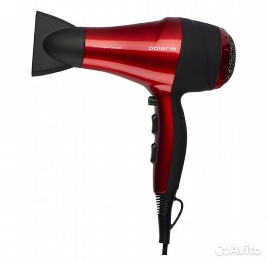 Фен Polaris PHD 2077i, красный