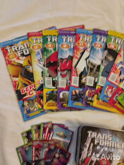 Трансформеры: журналы, карточки постер, календарь