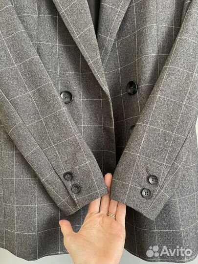 Пиджак mango в клетку