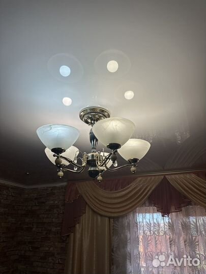 Люстра потолочная подвесная бу
