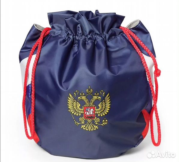 Чехол для мяча (п/э синий) 307 RU