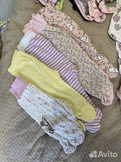 Детские вещи на девочку 0-3 месяца
