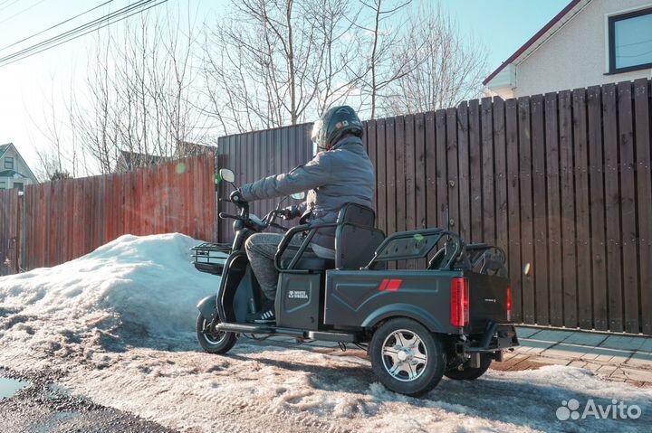 Электроскутер white siberia sibtrike MAX 2000W