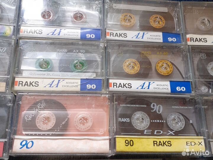 Аудиокассеты Raks коллекция. Все виды Raks