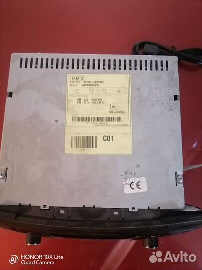 Штатная магнитола на hyundai Ai40