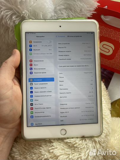 iPad mini 4 64gb sim+wifi