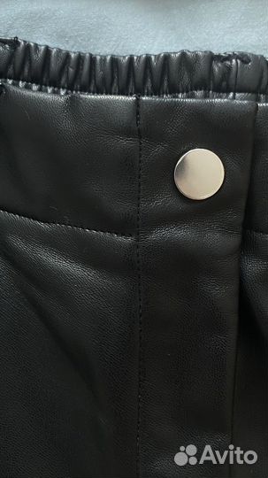Шорты из экокожи