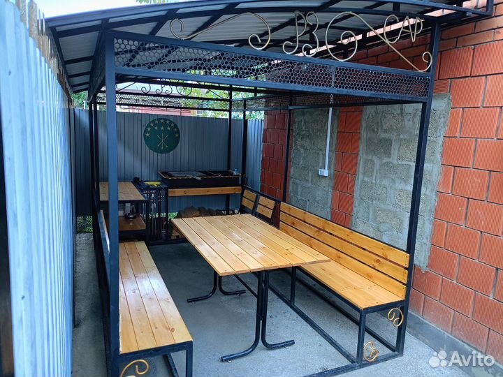 Беседка мангал