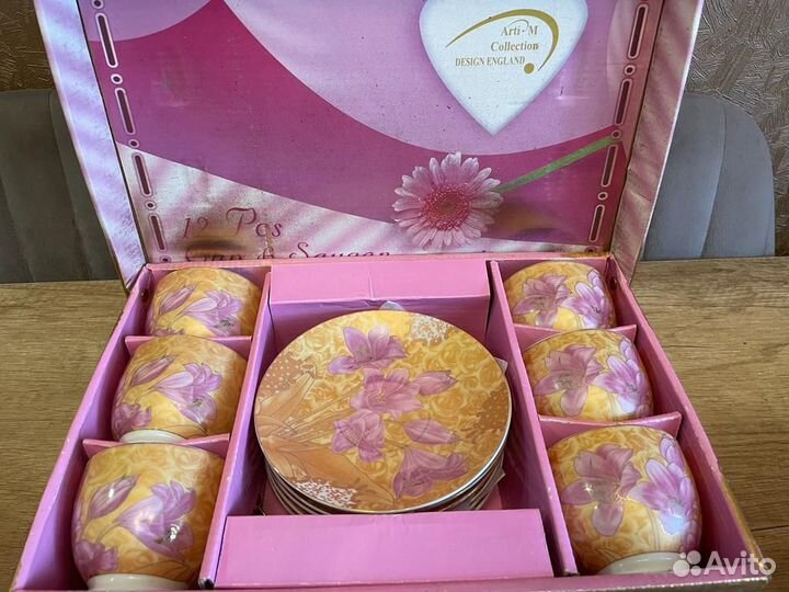 Кофейные чайные сервизы в подарочной упаковке