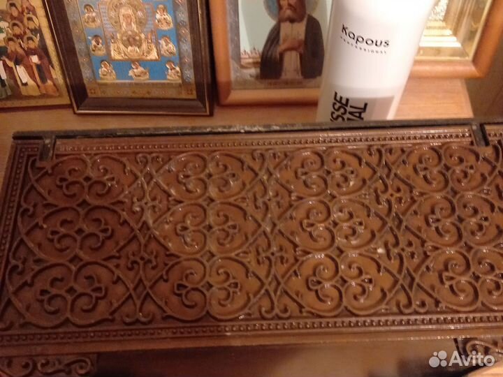 Шкатулка-ларец, сундук, металл СССР