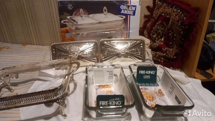 Мармит для вторых блюд покрыт серебр на2перс