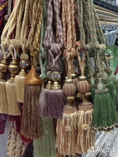 Кисти подхваты шелковые для штор итальянские