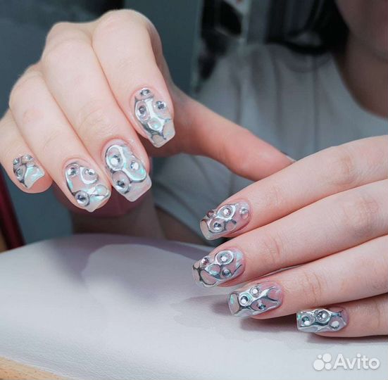 Маникюр / Наращивание / крейзи дизайн