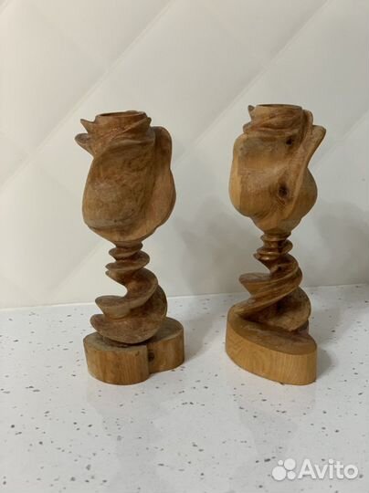 Подсвечник дерево,ручная работа