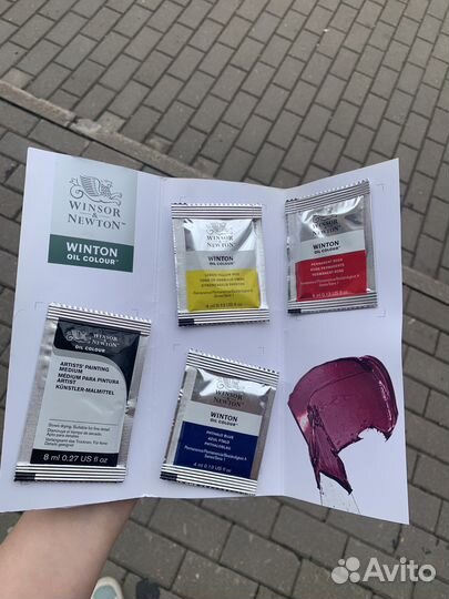 Тестер масляные краски W&N