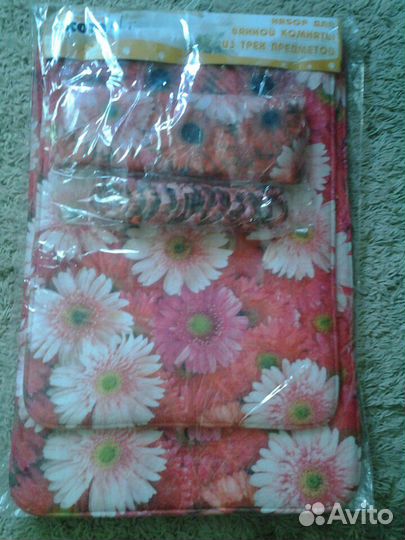 Набор для ванной комнаты,Рыжий кот'' (новый)