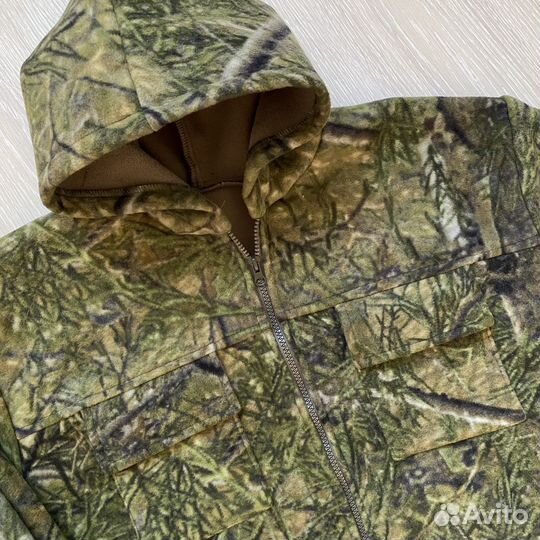 Костюм демисезонный на флисе, кмф Трава