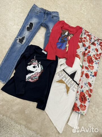 Детские вещи пакетом для девочек 134