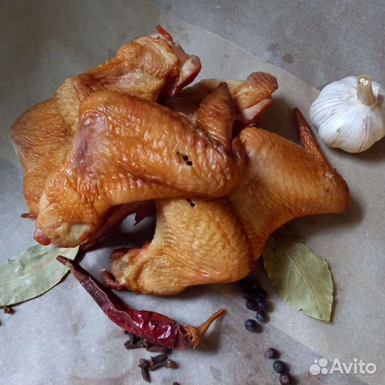 Копченые куриные крылья халяль