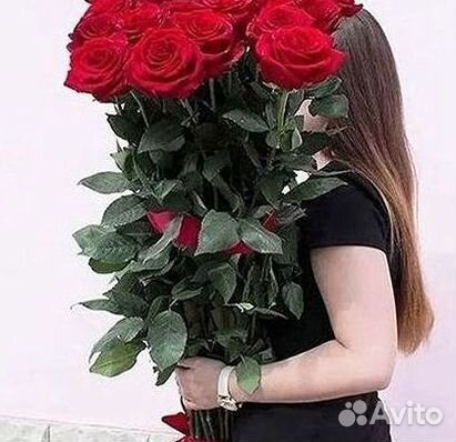 Высокие розы Доставка цветов