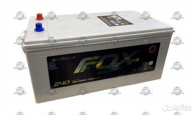 Аккумулятор foxaccum EFB 240ач 1500А, на фуру