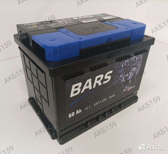Аккумулятор. Bars Silver 6ст-60Ач.Магазин.Гарантия