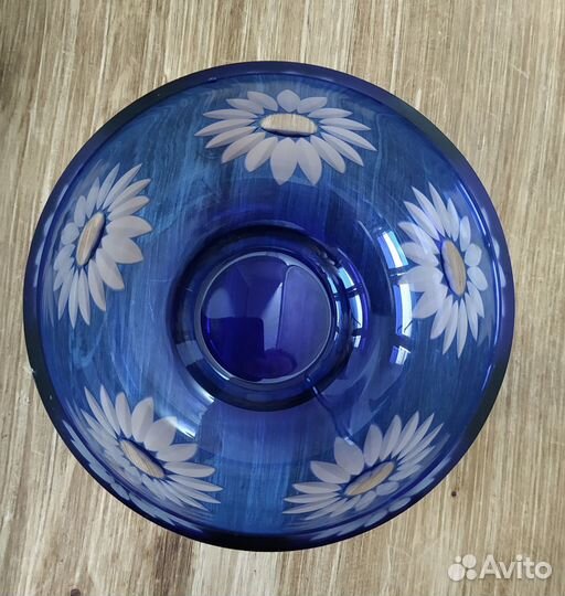 Ваза/ салатник кобальт, чайные пары Чибо