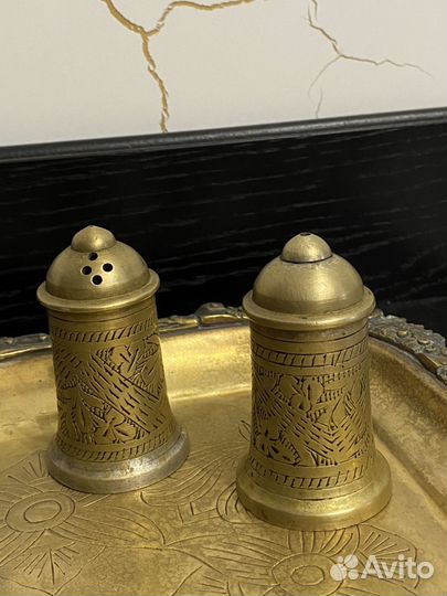 Набор для специй латунь