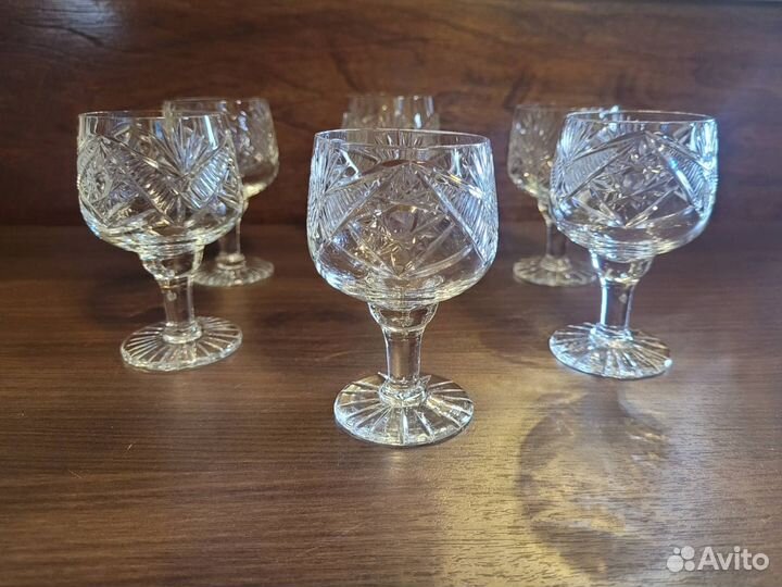 Хрустальные рюмки СССР