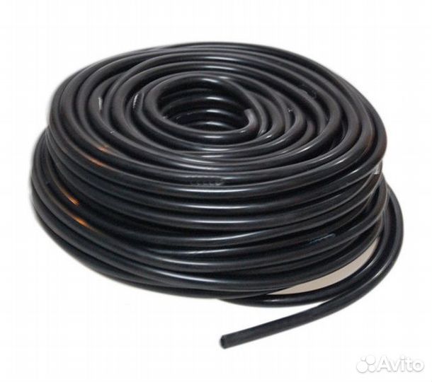 Шланг вакуумный силиконовый черный 12*18мм черный