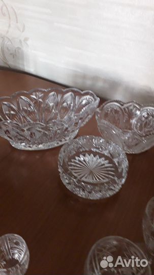 Ваза хрустальная