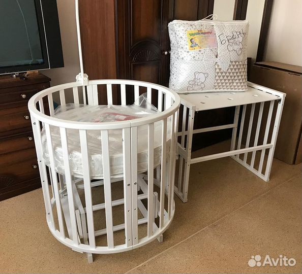 Кровать Овальная Северянка 3 белая Новая в упаковк