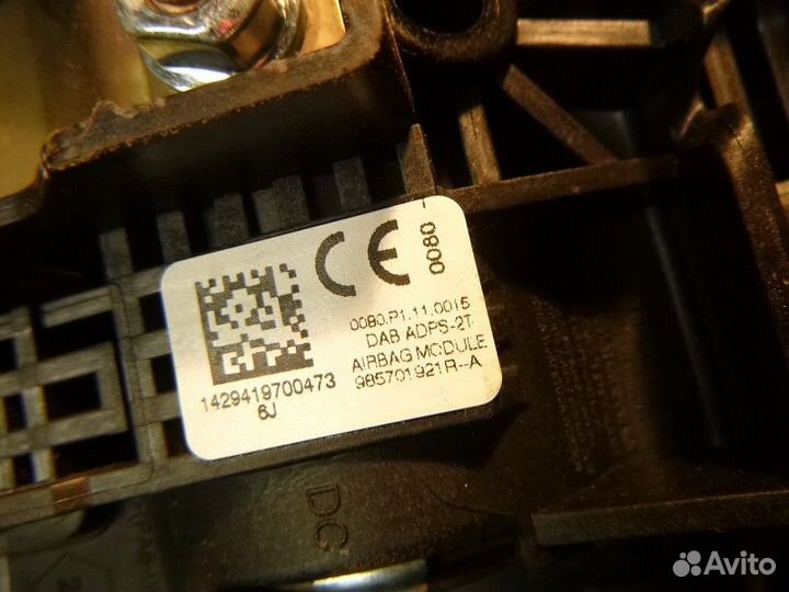 Подушка безопасности в рулевое колесо renault scenic scenic III 2009-2015