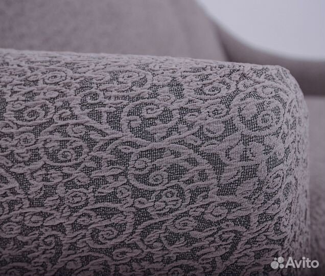 Чехол на кресло универсальный без оборки, Капучино