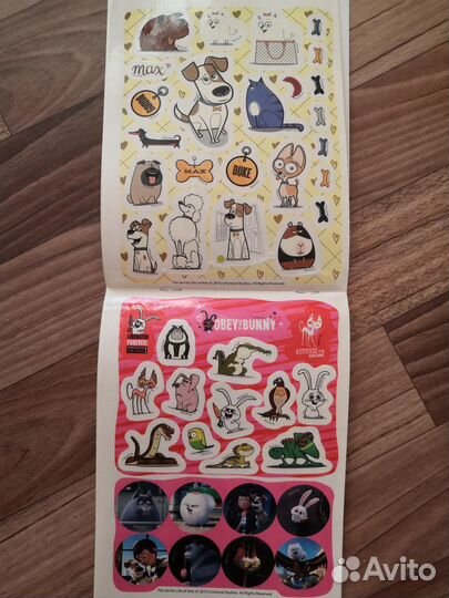 Наклейки 100штук 