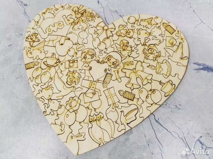 Деревянные пазлы 