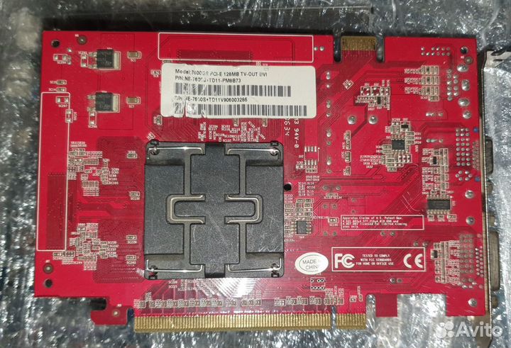 Видеокарта GeForce 7600GS 128mb