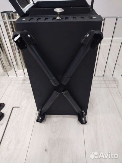 Печь камин походная