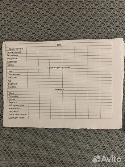 Настольная игра cluedo