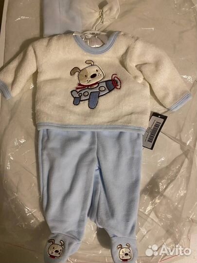 Новая брендовая одежда для малыша 0-1 мес р.56