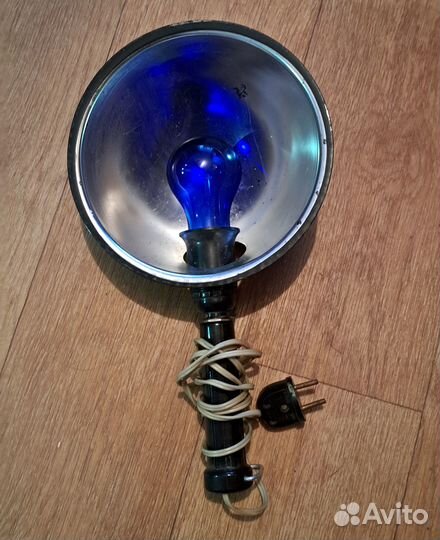 Синяя лампа рефлектор минина