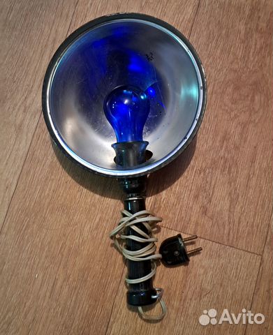 Синяя лампа рефлектор минина