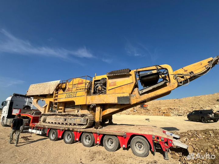 Аренда мобильной щековой дробилки