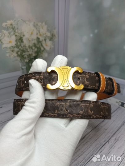 Ремень Женская Celine Люкс Натуральная кожа