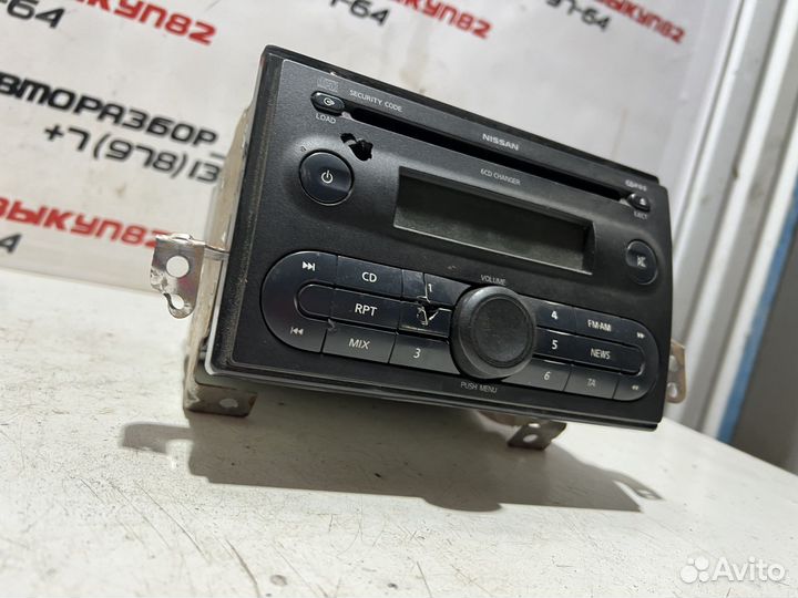Магнитола штатная Nissan Note E11