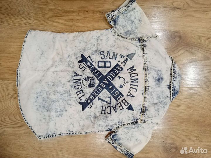 Рубашка джинсовая на мальчика