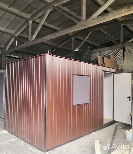 Бытовка из металла 5*2,4*2,4 - (лдсп)