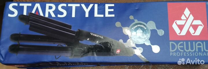 Плойка тройная для волос