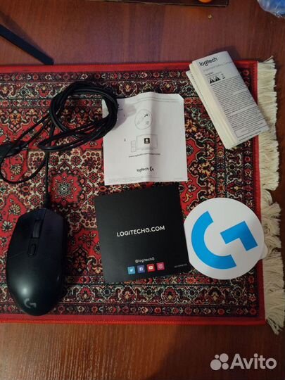 Игровая мышь logitech g102 lightsync black