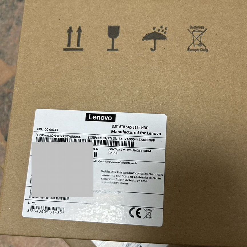 [00YK033] Жесткий Диск Lenovo 6tb 3.57xb7a00044